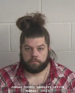 Mugshot of MATTHEW DONALD ZIELER booked in Juneau County, Wisconsin on July 27, 2026