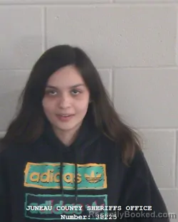 Mugshot of LESLIE MIA LONETREE booked in Juneau County, Wisconsin on April 2, 2026