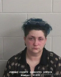 Mugshot of Courtney A Hartje booked in Juneau County, Wisconsin on September 1, 2026