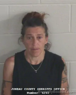 Mugshot of SHELLEY MAE BRANDT booked in Juneau County, Wisconsin on June 2, 2026