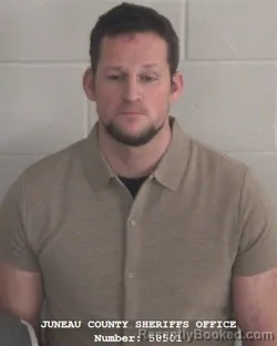 Booking photo from Juneau County, Wisconsin