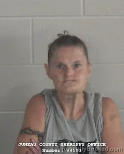 Mugshot of JACQUELINE KAYE DAHL booked in Juneau County, Wisconsin on July 25, 2026
