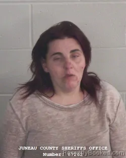 Mugshot of CANDRA ROSE PECKHAM booked in Juneau County, Wisconsin on March 6, 2026