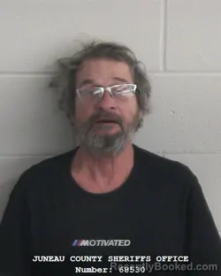 Booking photo from Juneau County, Wisconsin