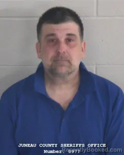 Mugshot of JASON JAMES MADSEN booked in Juneau County, Wisconsin on June 12, 2026