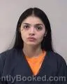 Mugshot of JULIANNA VALINA OCANA-SOLANO booked in Kenosha County, Wisconsin on April 25, 2026