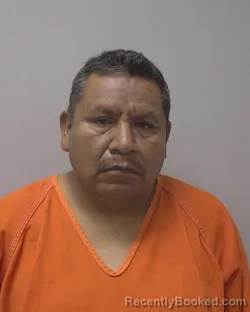 Mugshot of Alejandrindo Santiago Lopez booked in Marathon County, Wisconsin on September 12, 2026