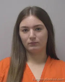 Mugshot of Kalli Madyson Wendt booked in Marathon County, Wisconsin on October 23, 2026