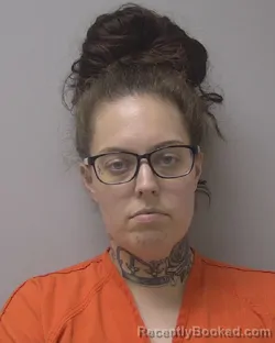 Mugshot of Samantha Melissa Lemaster booked in Marathon County, Wisconsin on August 18, 2026