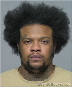 Mugshot of Geion Sims booked in Milwaukee County, Wisconsin on March 4, 2026