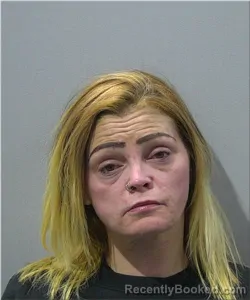 Mugshot of Melissa Schey booked in Milwaukee County, Wisconsin on March 10, 2026