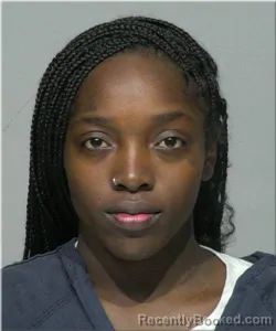 Mugshot of Sahkinah Jones booked in Milwaukee County, Wisconsin on March 12, 2026