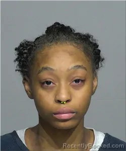 Mugshot of Salaia Brown booked in Milwaukee County, Wisconsin on March 19, 2026