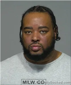 Mugshot of Vincent Lewis booked in Milwaukee County, Wisconsin on March 30, 2026