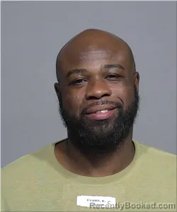 Mugshot of Kenneth Evans booked in Milwaukee County, Wisconsin on March 30, 2026