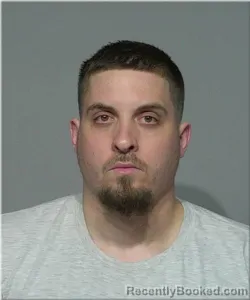 Mugshot of Justin Manske booked in Milwaukee County, Wisconsin on March 31, 2026