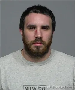 Mugshot of Dylan Gilbert booked in Milwaukee County, Wisconsin on May 26, 2026
