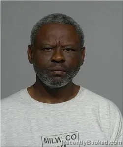 Mugshot of Alonzo Brown booked in Milwaukee County, Wisconsin on June 1, 2026