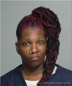 Mugshot of Joy Sanders booked in Milwaukee County, Wisconsin on June 26, 2026