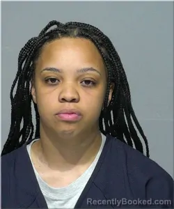 Mugshot of Aniyah Harmon booked in Milwaukee County, Wisconsin on June 27, 2026
