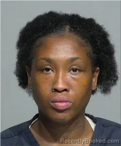Mugshot of Lanisha Johnson booked in Milwaukee County, Wisconsin on July 28, 2026