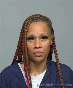 Mugshot of Shaniece Caldwell booked in Milwaukee County, Wisconsin on July 29, 2026