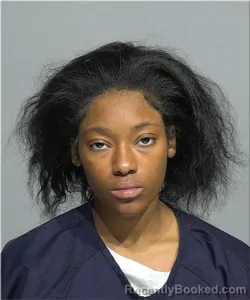 Mugshot of Keadria Evans-Johnson booked in Milwaukee County, Wisconsin on August 24, 2026