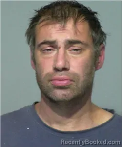 Mugshot of Justin Stensrud booked in Milwaukee County, Wisconsin on September 18, 2026