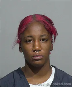 Mugshot of Sariah Ellis booked in Milwaukee County, Wisconsin on September 26, 2026