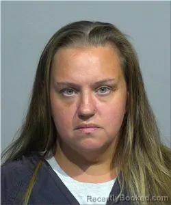 Mugshot of Jessica Ruehl booked in Milwaukee County, Wisconsin on October 7, 2026