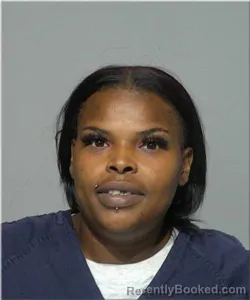 Mugshot of Andreana Hutchinson booked in Milwaukee County, Wisconsin on October 8, 2026