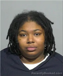 Mugshot of Tomisha Johnson booked in Milwaukee County, Wisconsin on October 8, 2026