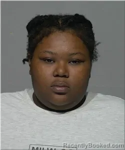 Mugshot of Tyanah Frazier booked in Milwaukee County, Wisconsin on October 11, 2026