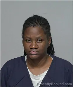 Mugshot of Angelique Harris booked in Milwaukee County, Wisconsin on October 14, 2026