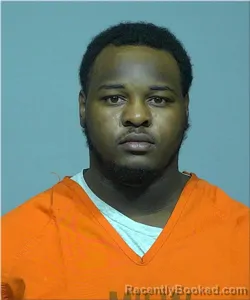 Mugshot of Javion Thomas booked in Milwaukee County, Wisconsin on October 14, 2026