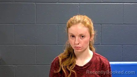Mugshot of Ashley Marie Pelegrin booked in Oconto County, Wisconsin on July 14, 2026