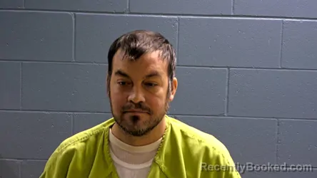 Booking photo from Oconto County, Wisconsin