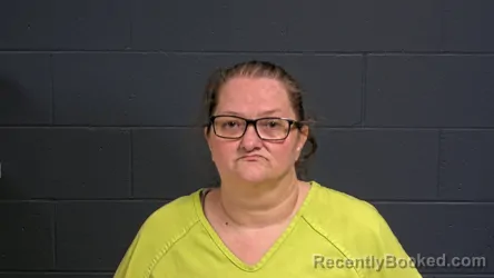 Mugshot of Brandi C Bishop booked in Oconto County, Wisconsin on July 9, 2026
