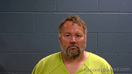 Mugshot of Michael Myron Sievert booked in Oconto County, Wisconsin on July 12, 2026