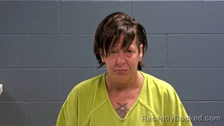 Mugshot of Mandy Lynn Block booked in Oconto County, Wisconsin on June 12, 2026