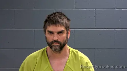 Mugshot of Christopher Paul Wicker booked in Oconto County, Wisconsin on May 21, 2026