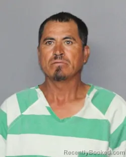 Mugshot of Manuel Reyes Flores booked in Grimes County, Texas on April 2, 2026