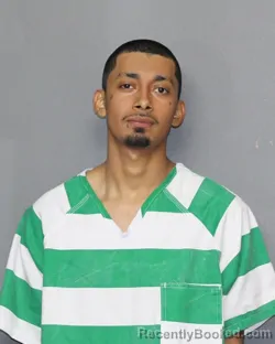 Mugshot of Luis Alberto Mejia Alas booked in Grimes County, Texas on April 8, 2026