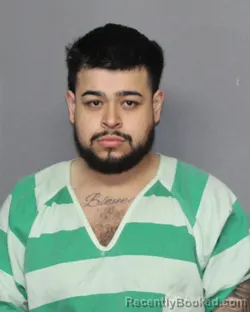 Mugshot of Diego Alexander Iniguez Ramirez booked in Grimes County, Texas on April 9, 2026