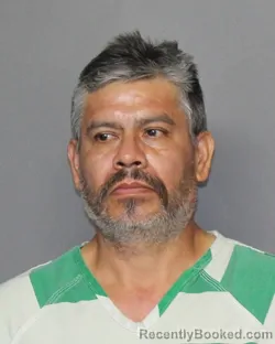 Mugshot of Rodolfo Pesina Martinez booked in Grimes County, Texas on April 25, 2026