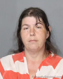 Mugshot of Jamie Earlene Ramos booked in Grimes County, Texas on July 10, 2026
