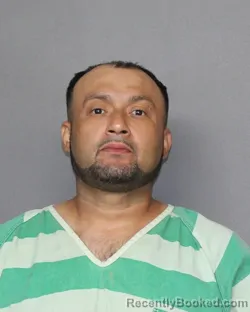 Mugshot of Raul Edgardo Sanchez booked in Grimes County, Texas on August 4, 2026