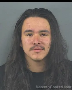 Booking photo from Sawyer County, Wisconsin