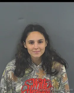 Mugshot of Sophia Jade Gerow booked in Sawyer County, Wisconsin on September 9, 2026