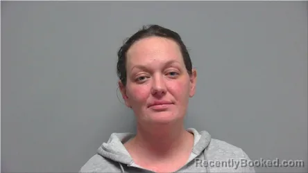 Mugshot of Jessica Mooring Goebel booked in Walworth County, Wisconsin on March 20, 2026